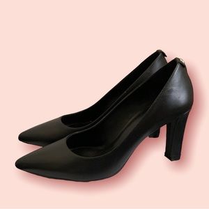 Michael Kors black pointy toe high heels
